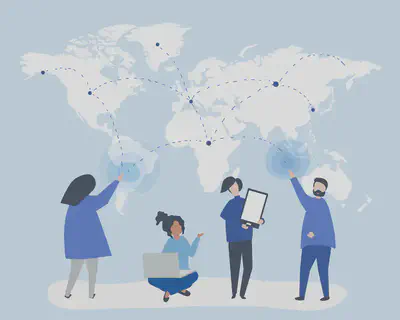 people-with-global-network